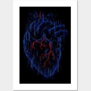 Simulated Heart Posters and Art